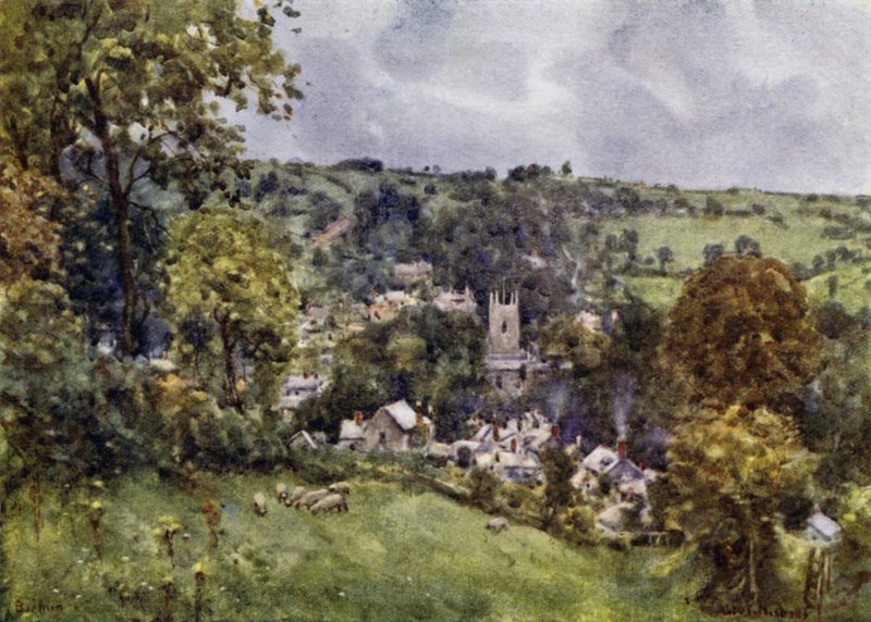Bodmin (farge litho) av George Franck Nicholls