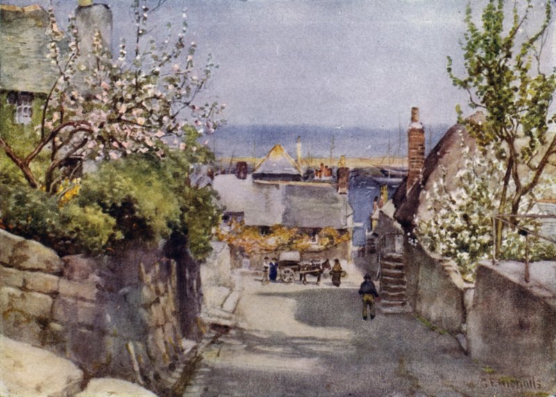 Newlyn av George Franck Nicholls