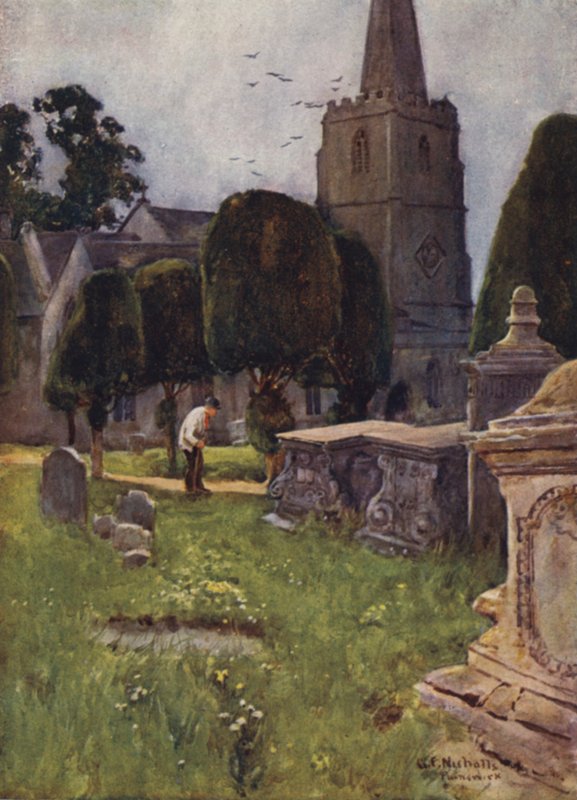 Painswick kirke av George Franck Nicholls