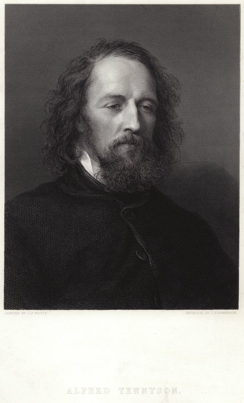 Portrett av Alfred, Lord Tennyson av George Frederick Watts