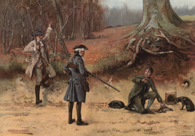 På fersken av George Goodwin Kilburne