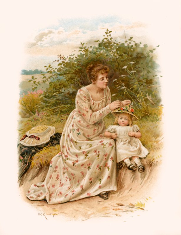 Tennysons Dora av George Goodwin Kilburne