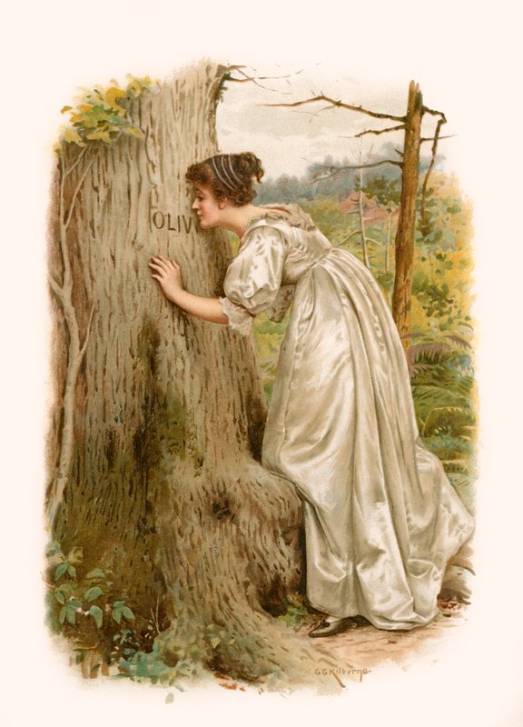 Tennysons Olivia av George Goodwin Kilburne