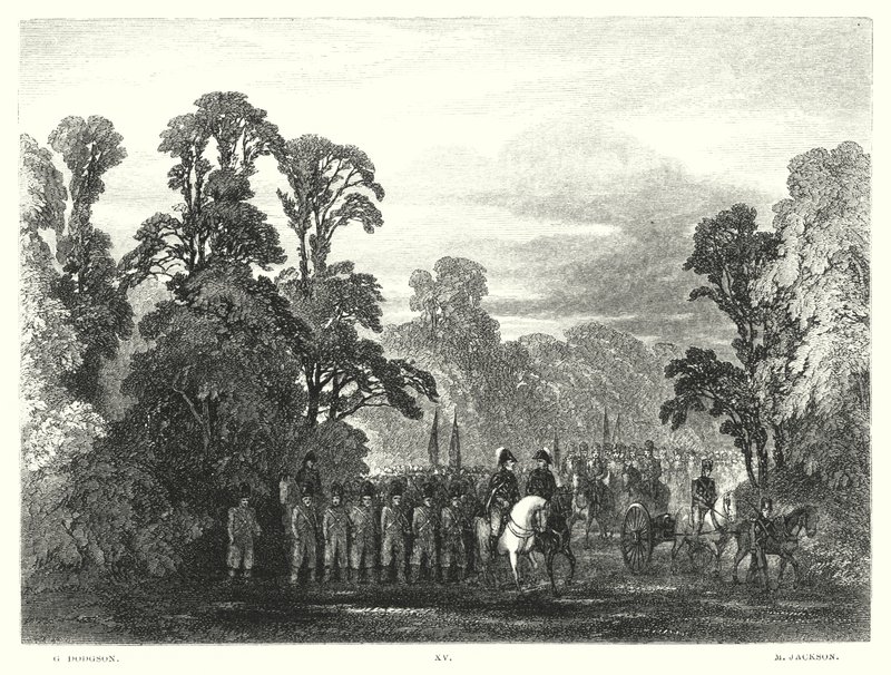 Lord Byrons barn Harold, Canto III, strofe 27 (gravering) av George Haydock Dodgson