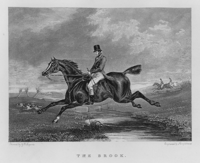 The Brook (gravering) av George Henry (after) Laporte