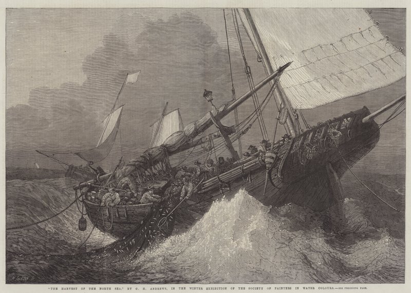 Høsten av Nordsjøen av George Henry Andrews
