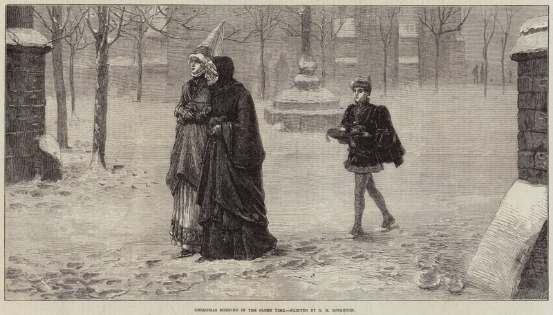 Julemorgen i gammel tid av George Henry Boughton