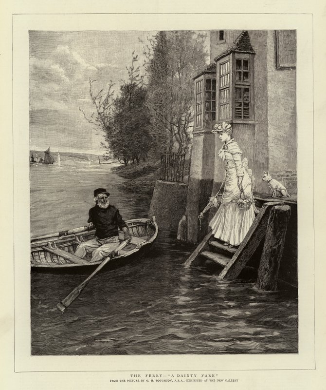 Fergen, en lekker kost av George Henry Boughton