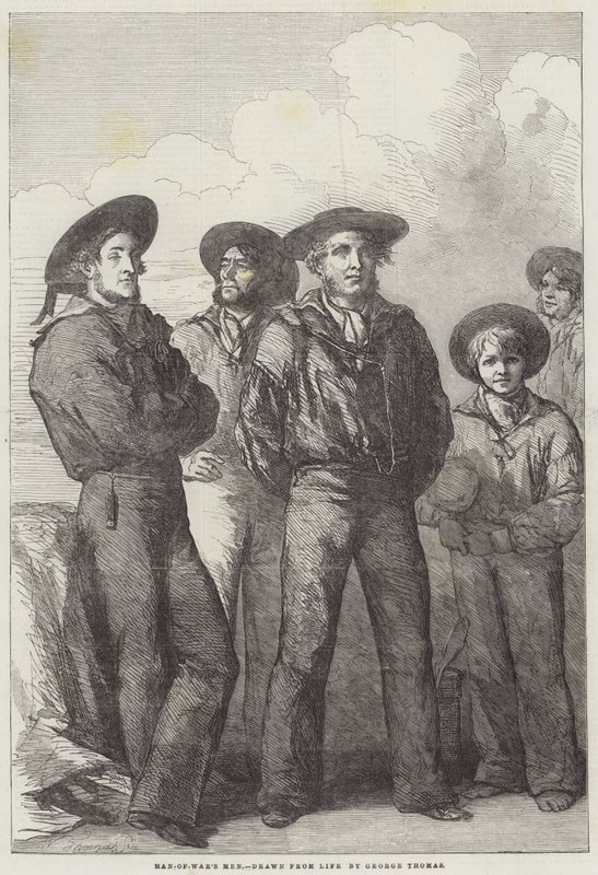 Man-of-Wars menn av George Housman Thomas