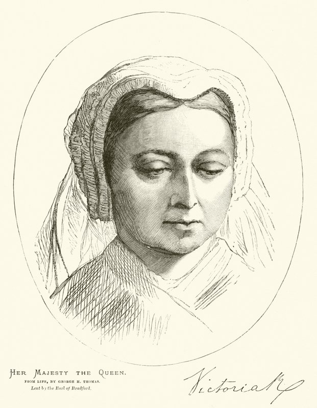 Dronning Victoria av George Housman after Thomas
