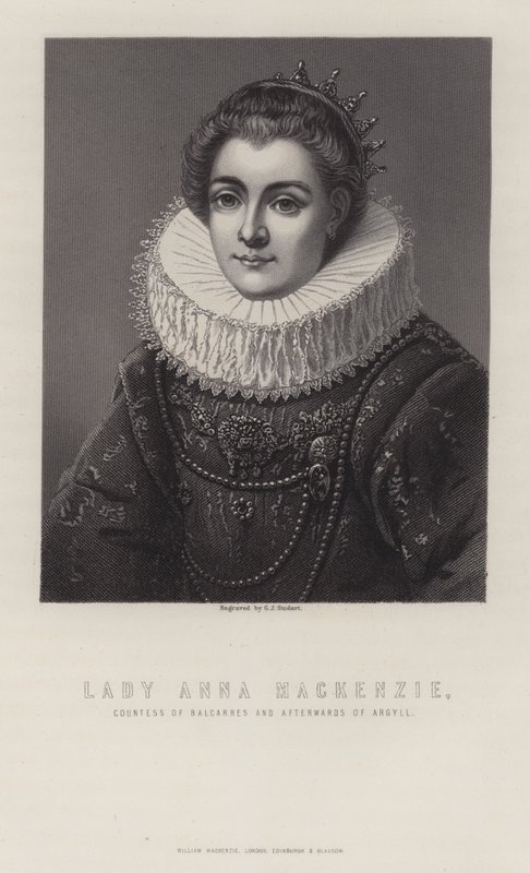 Lady Anna Mackenzie, grevinne av Balcarres og etterpå av Argyll av George J. Stodart