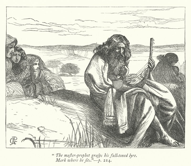 Illustrasjon for Fangenskapet (gravering) av George John Pinwell