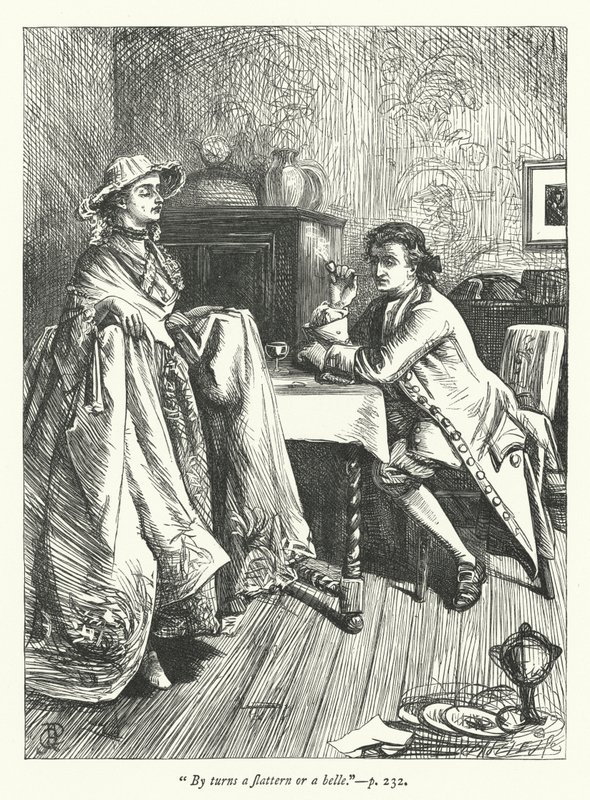 Illustrasjon for The Double Transformation (gravering) av George John Pinwell