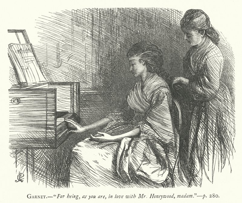 Illustrasjon for Den godmodige mannen (gravering) av George John Pinwell