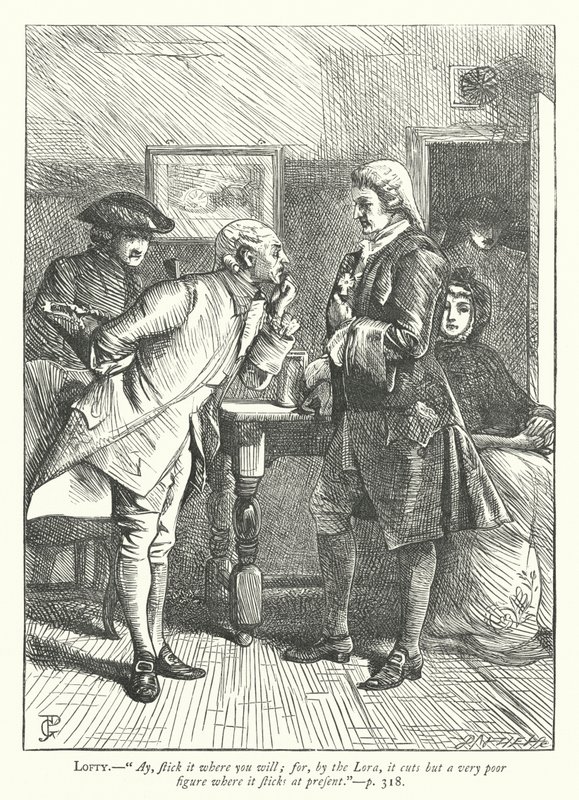 Illustrasjon for Den godmodige mannen (gravering) av George John Pinwell