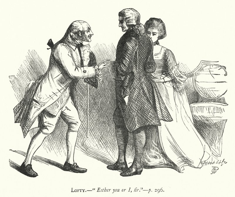 Illustrasjon for Den godmodige mannen (gravering) av George John Pinwell