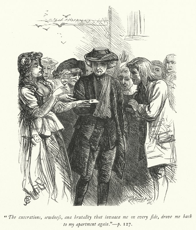 Illustrasjon for The Vicar of Wakefield (gravering) av George John Pinwell
