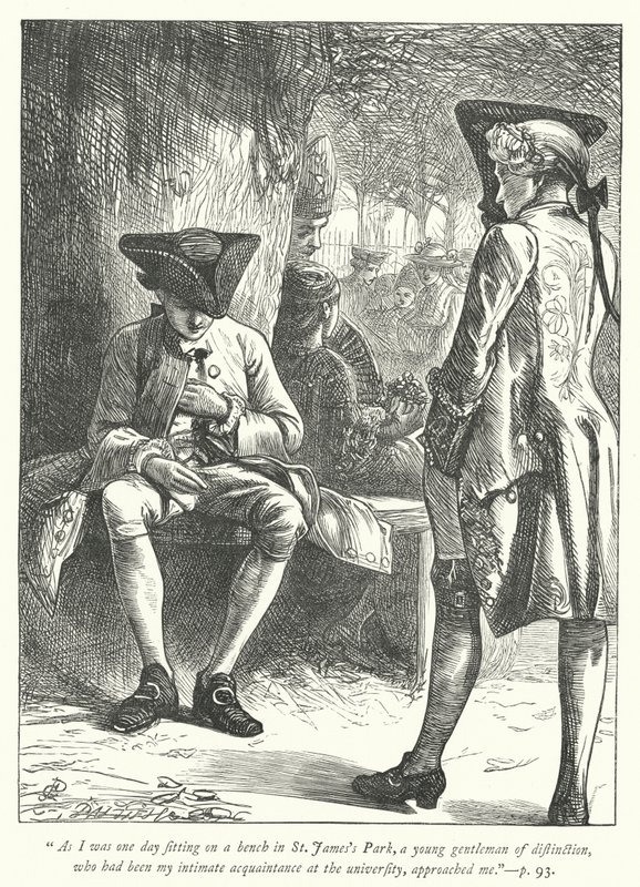 Illustrasjon for The Vicar of Wakefield (gravering) av George John Pinwell