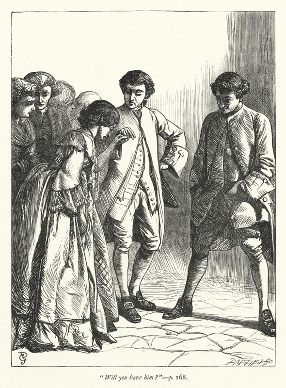 Illustrasjon for The Vicar of Wakefield (gravering) av George John Pinwell