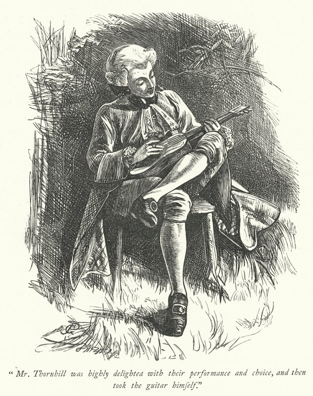 Illustrasjon for The Vicar of Wakefield (gravering) av George John Pinwell