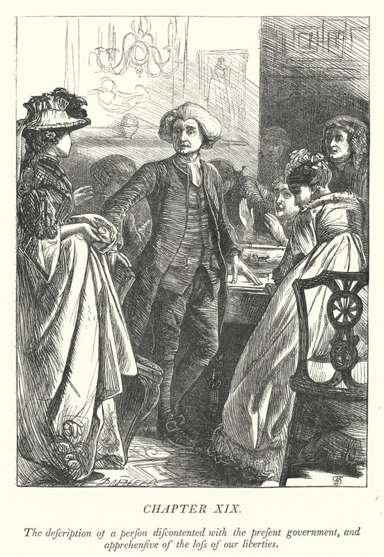 Illustrasjon for The Vicar of Wakefield (gravering) av George John Pinwell
