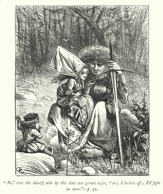 Illustrasjon for The Vicar of Wakefield (gravering) av George John Pinwell