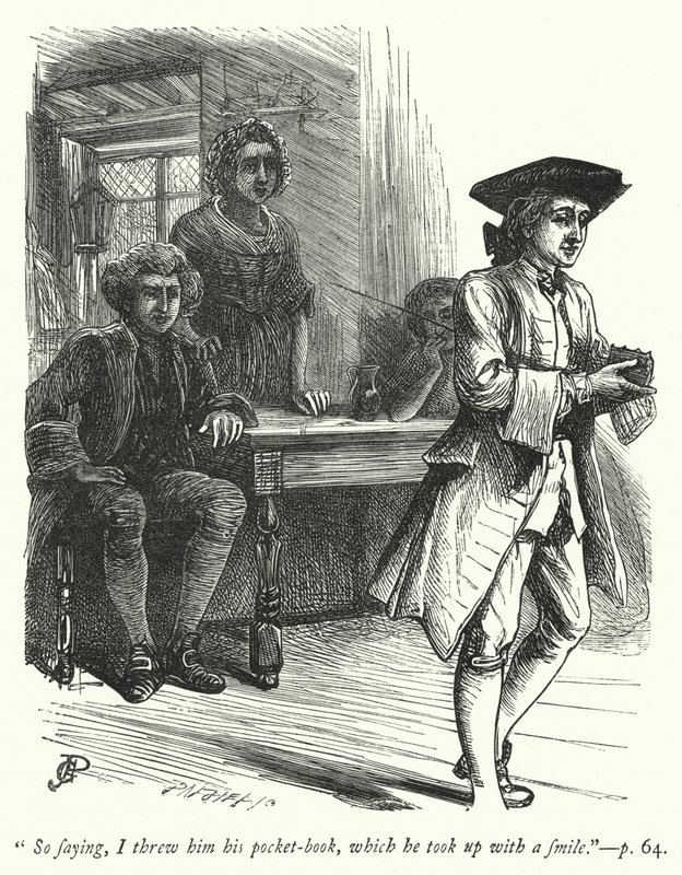 Illustrasjon for The Vicar of Wakefield (gravering) av George John Pinwell