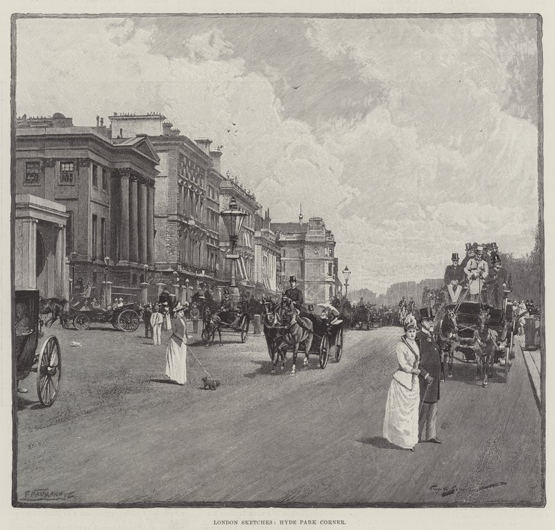 London Sketches, Hyde Park Corner av George L. Seymour