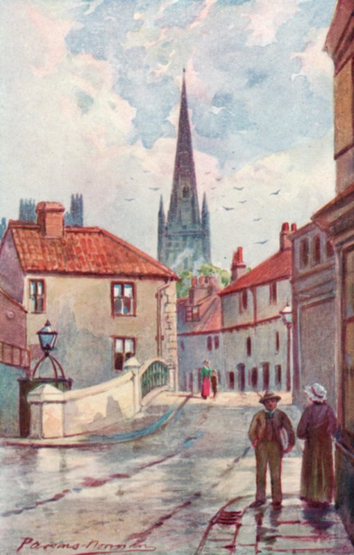 Whitefriars' Bridge, St James' (farge litho) av George Parsons Norman