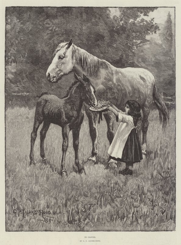 I Clover av George Percy Jacomb Hood