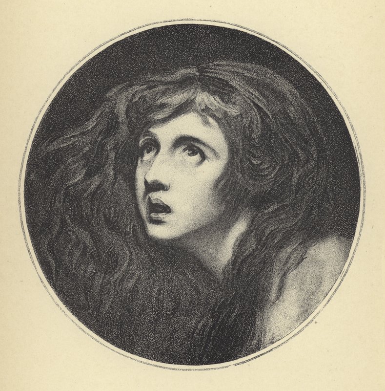 Lady Hamilton som Miranda av George Romney