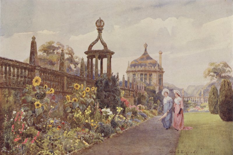Montacute, solsikker av George Samuel Elgood