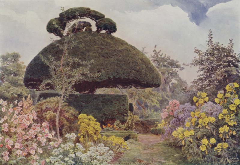 The Yew Arbour, Lyde av George Samuel Elgood