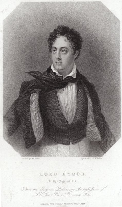 Portrett av Lord Byron av George Sanders