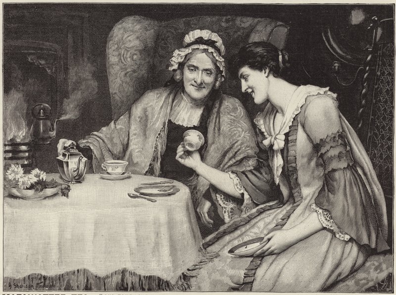 Annonse for Mazawattee Tea av George Sheridan Knowles