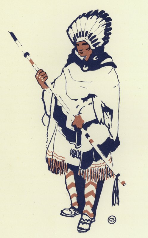 I stammen var en veldig kjekk ung mann (farge litho) av George Sheringham