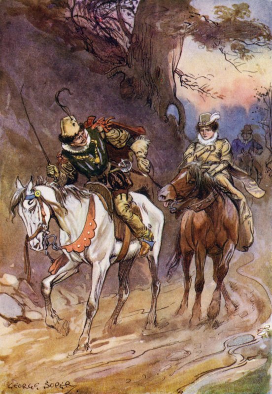 Når hesten til Katharine snublet, stormet han og sverget til det stakkars slitne dyret av George Soper