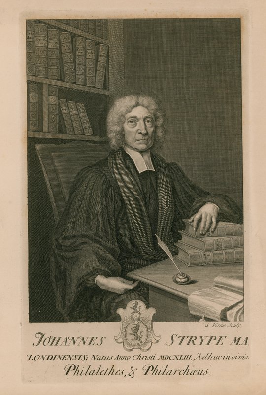 Johannes Strype MA, Philalethes og Philarchaeus av George Vertue