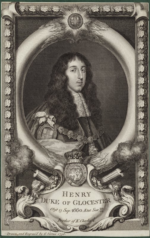 Portrett av Henry Stuart, hertugen av Gloucester av George Vertue