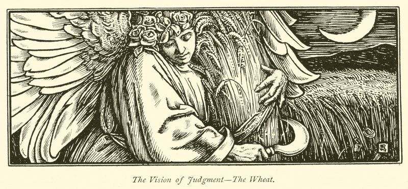 Visjonen om dommen, hveten (gravering) av George Woolliscroft Rhead