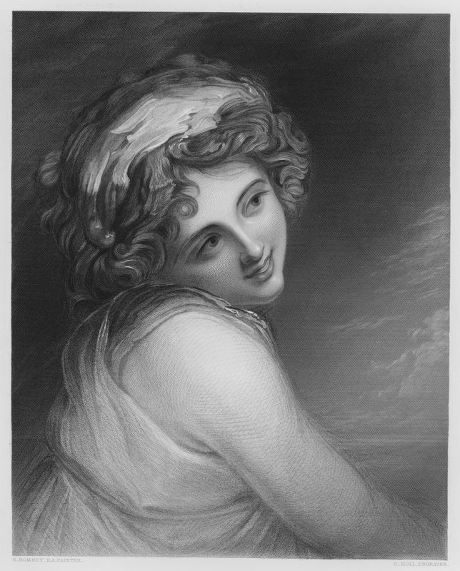 En Bacchante, fra bildet i Vernon Gallery av George after Romney