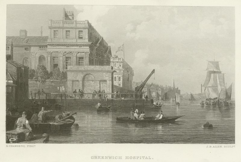 Greenwich sykehus av George the Elder Chambers