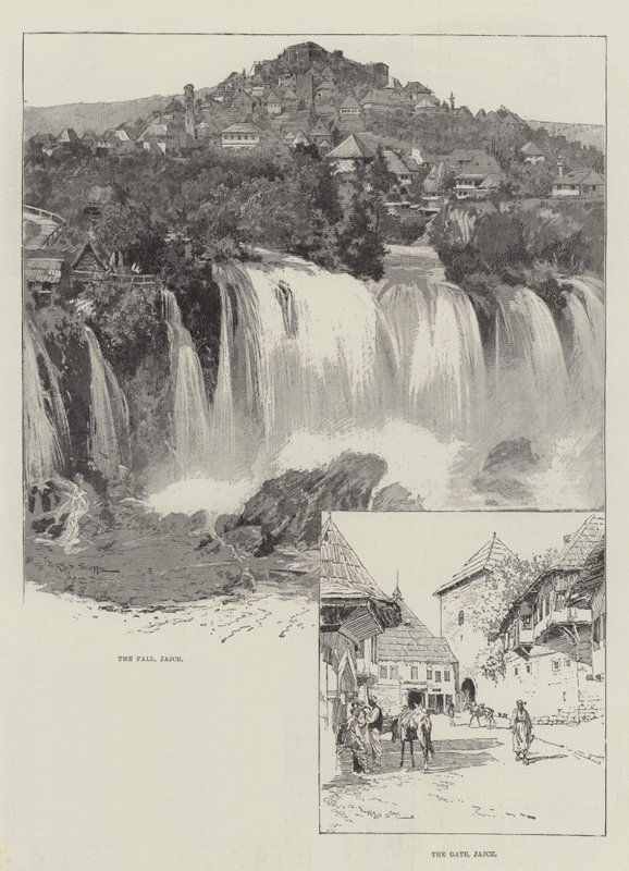 Skisser av Bosnia av Georges Bertin Scott