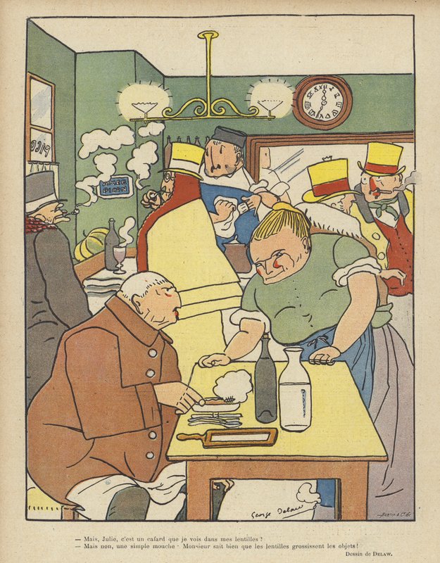 Illustrasjon for Le Rire av Georges Delaw