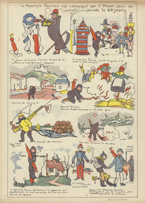 Illustrasjon for Le Rire av Georges Delaw