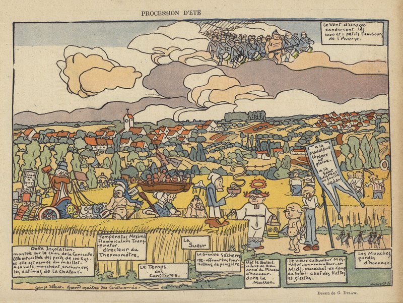 Illustrasjon for Le Rire av Georges Delaw