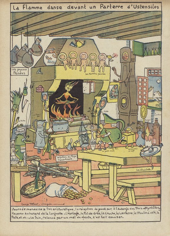 Illustrasjon for Le Rire av Georges Delaw