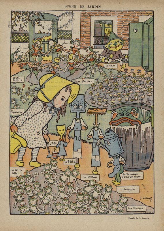Illustrasjon for Le Rire av Georges Delaw