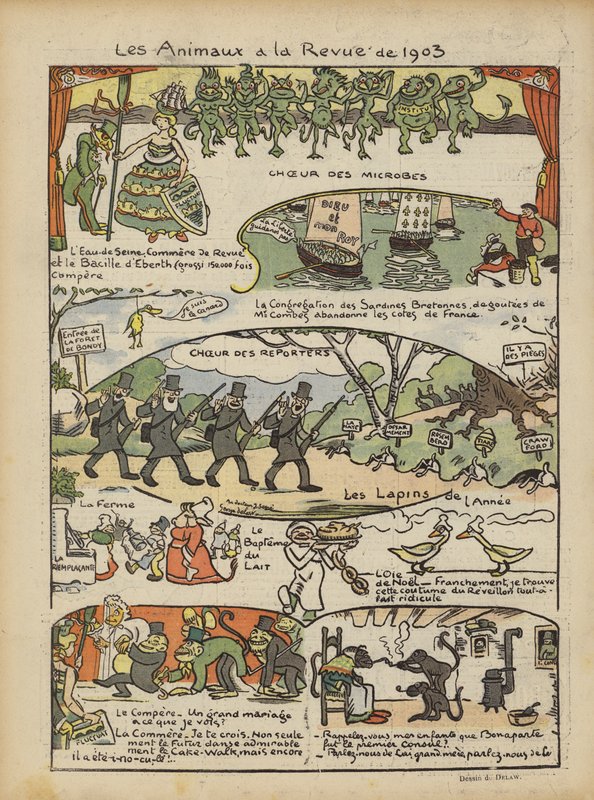 Illustrasjon for Le Rire av Georges Delaw