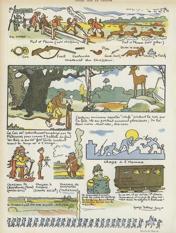 Illustrasjon for Le Rire av Georges Delaw